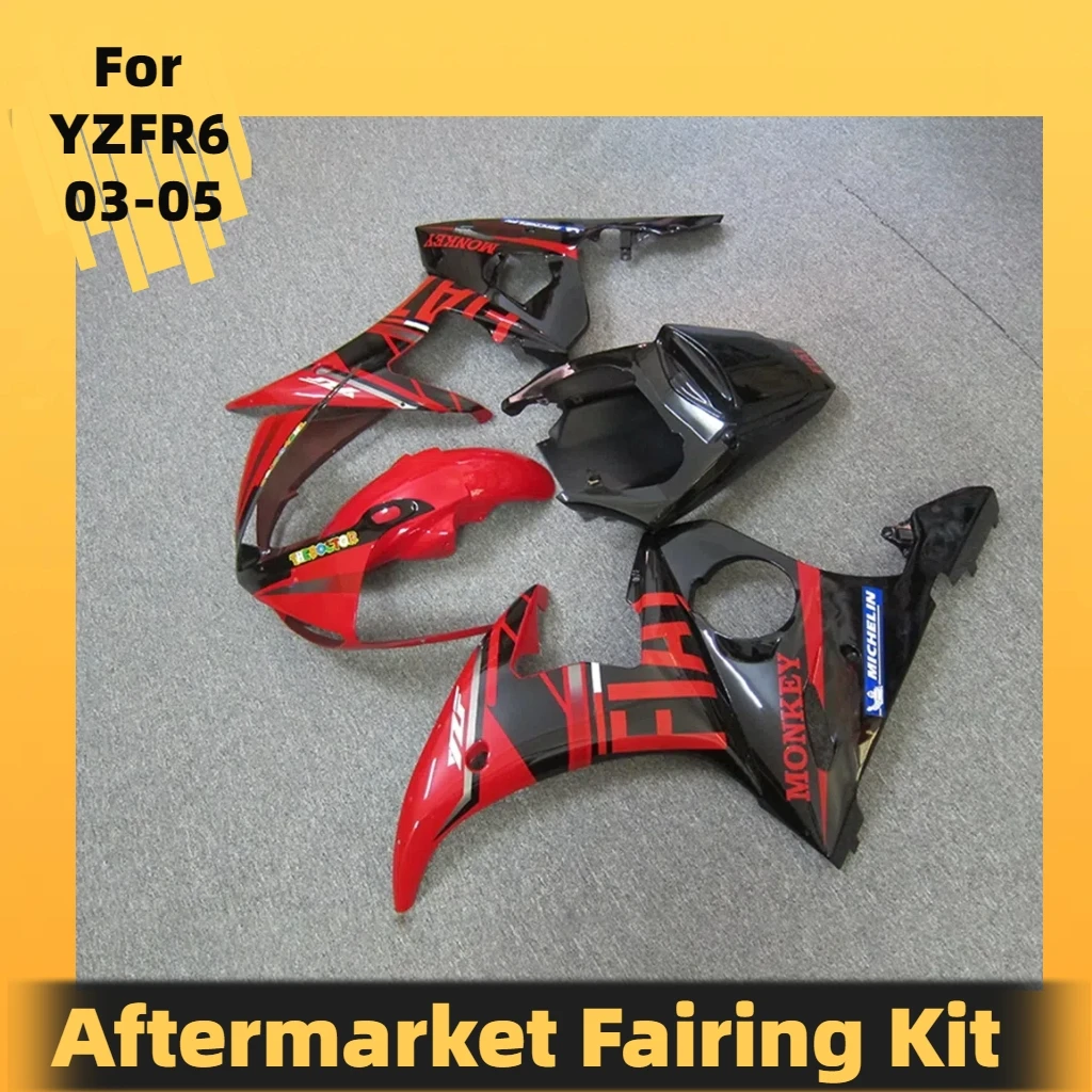 YZF R 6 2003 2004 2005 Full Fairing Set for Yamaha YZF R6 03 04 05 Injection Fairings Panel Kit Bodywork Motorcycle