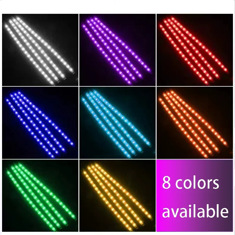 For Baic beijing x55 d50 x25 x35 2023 bj40 Symphony Led Car Interior Ambient Foot Light Music Control Neon Lamp Accessories