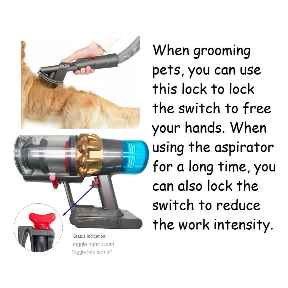 Escova para animais de estimação para dyson removedor de pêlos de animais de estimação escova de pêlos de animais de estimação cão gato para dyson v8 v10 v11 v15 aspirador de pó peças domésticas b