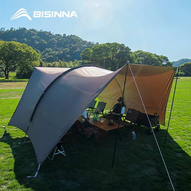 BISINNA Outdoor Camping Folding Portable Tunnel Large Canopy