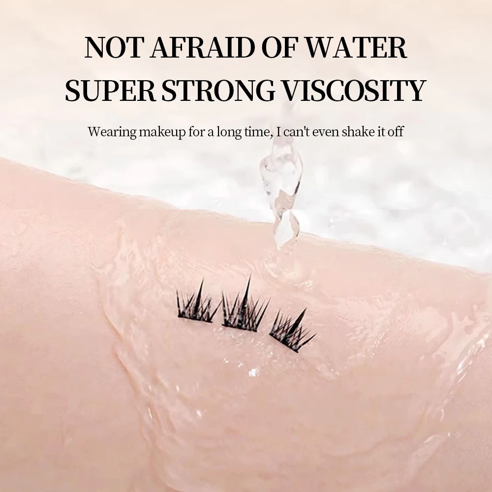 BQI Quick Drying False Eyelashes Glue, Mild Non-Irritating &Transparent & Waterproof Sweatproof False Eyelashes Glue Adhesive
