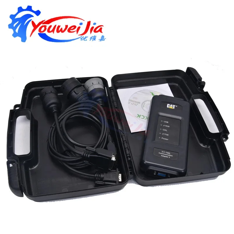 

ET4 317-7485 Caterpillar Communication Adapter Diagnostic Tool for CAT Truck Excavator Engine with 2019C 6+9+14pin Cable