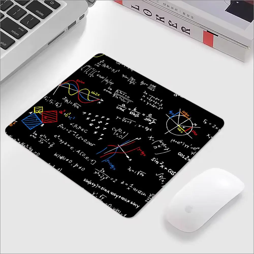 Science Formula Mouse Pad 22x18 40x45 XS Square Computer Office Game Table Mats Rubber Anti-slip Mousepads Small Decor Desk Pads