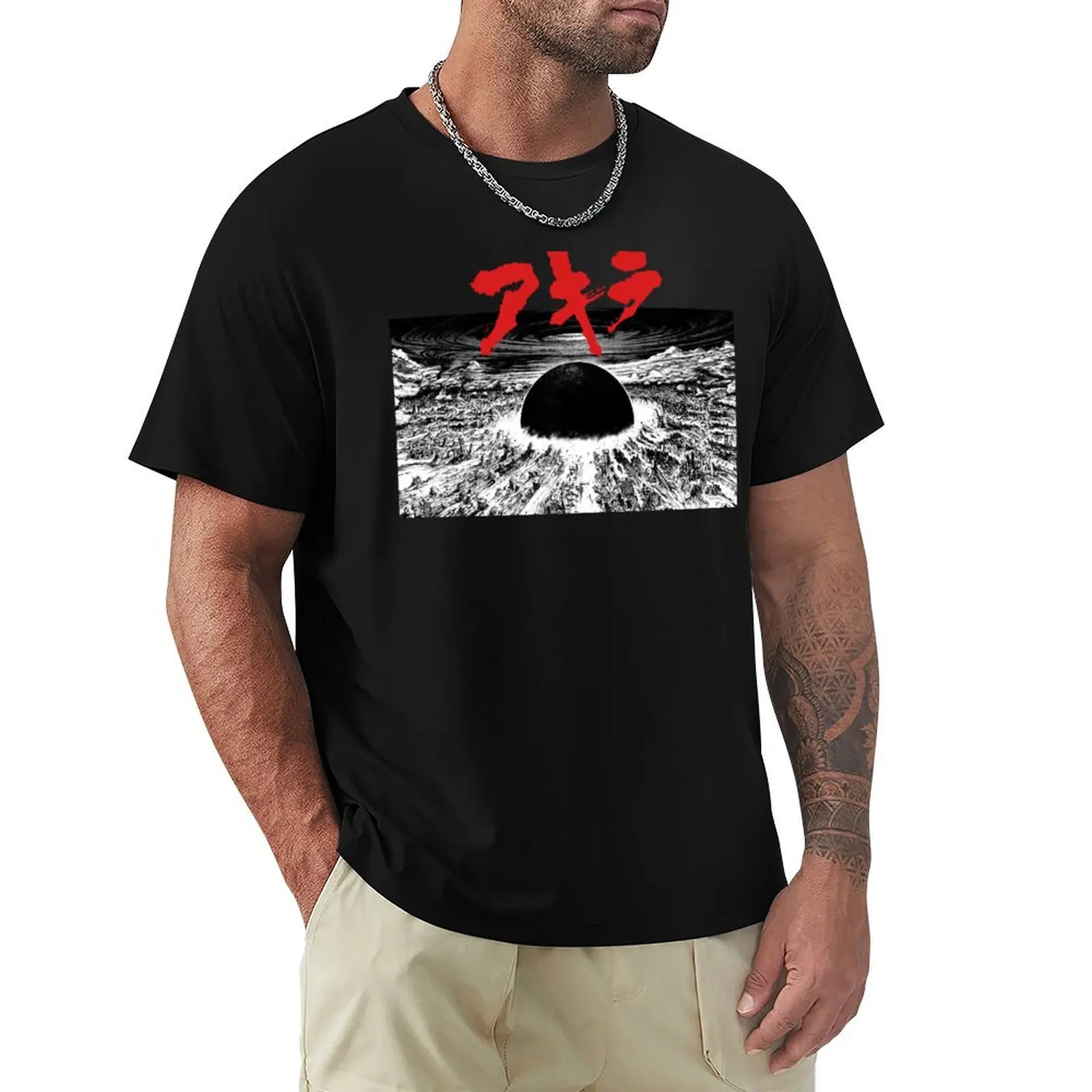

Akira Explosion T-Shirt tops designer shirts rapper graphic tees valentines clothes designer t shirt men