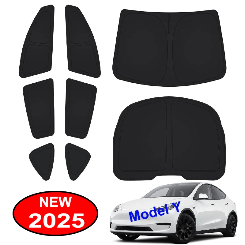 for Tesla Model Y Juniper 2025 2026 Side Window SunShade Front Rear Windshield Shading  Camping Rest Privacy Protection Cover