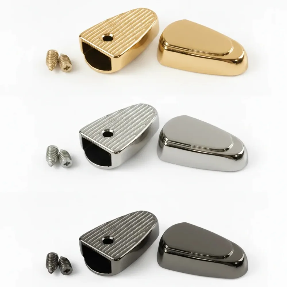 5-30Pcs Metal Zipper Stopper with Screw Bag Zip Tail Clip Buckles Cords Lock Stoppers Zips End Clips DIY Hardware Accessories