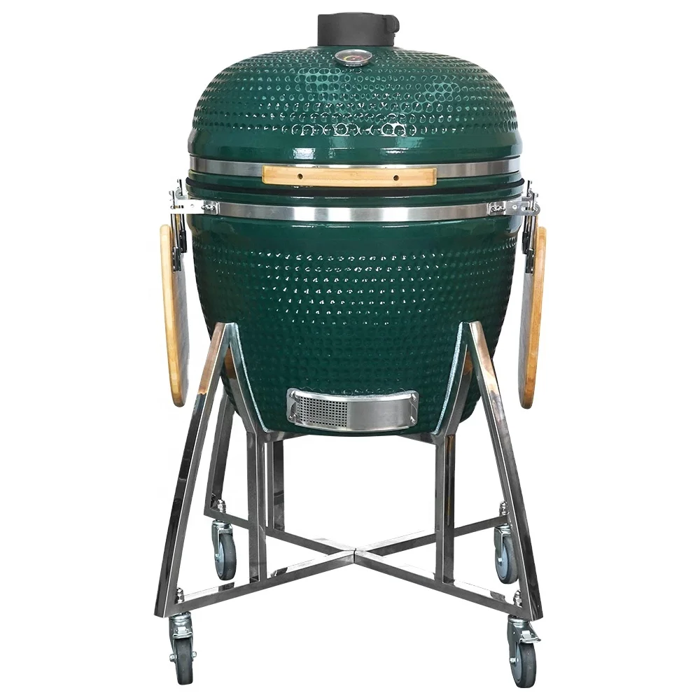 

Grill 26 Inch Big Size Ceramic Barbecue Grill Outdoor Kitchen Charcoal Smoker Bbq Grills