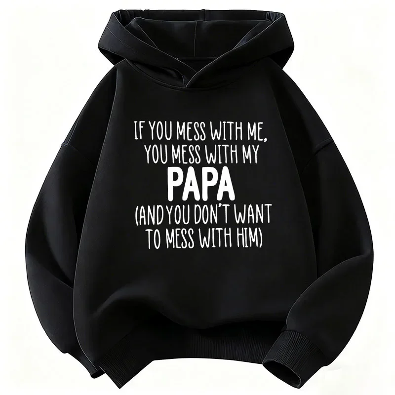 Children's Funny Letter Print Hoodie Sweatshirt Lovely Cute Hoody for Boys And Girls Casual Autumn Spring Wear