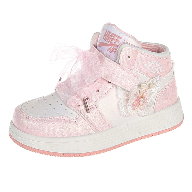 Chaussures de dehors Antidérapantes pour Enfant, Baskets de Course Décontractées, à la Mode, Papillon, Princesse, Nouvelle Collection Automne 2024