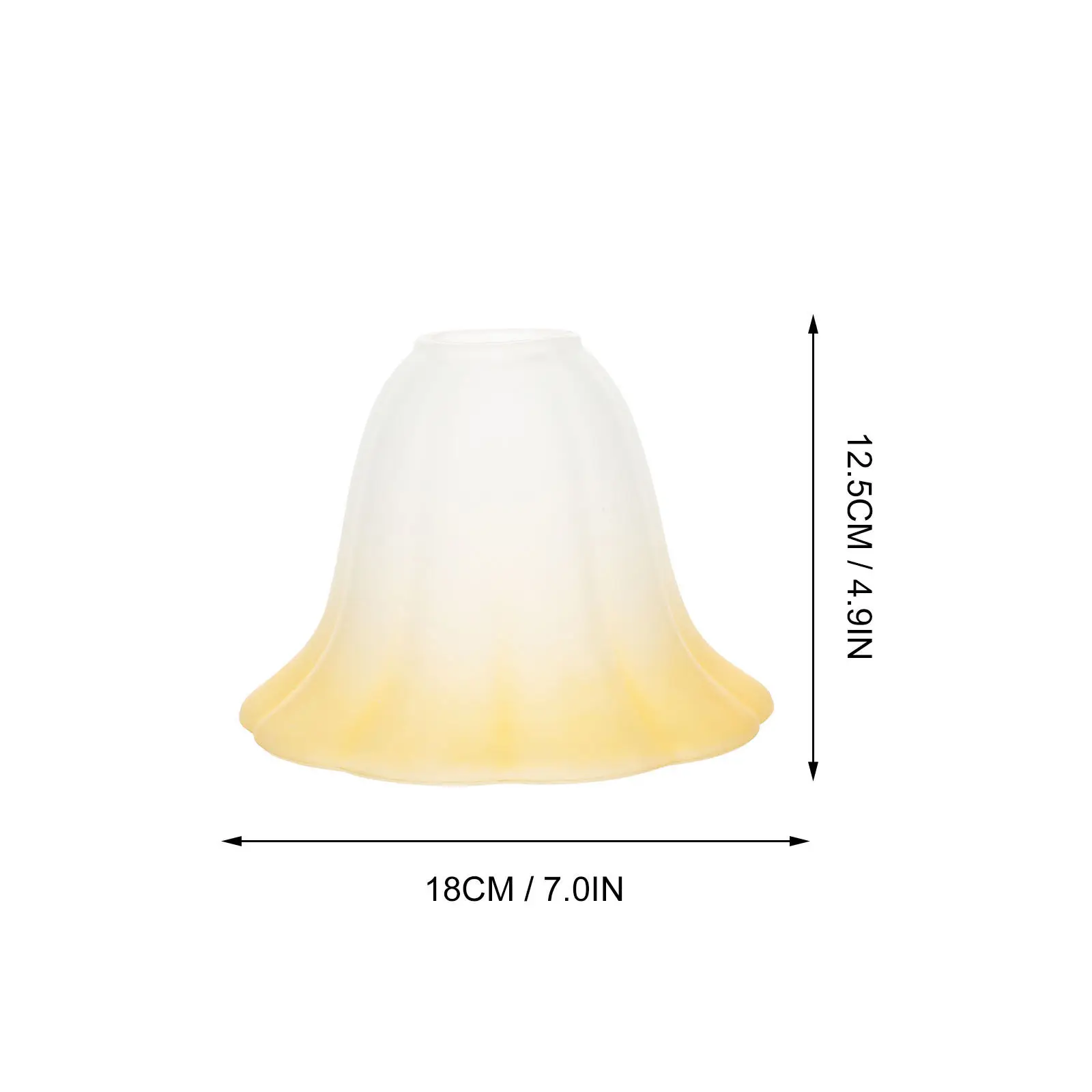Glass Lamp Shade Simple Design Soft Light Diffuser for Table Desk Bedside Wall Pendant Lamps Replacement Lamp Cover Decorative