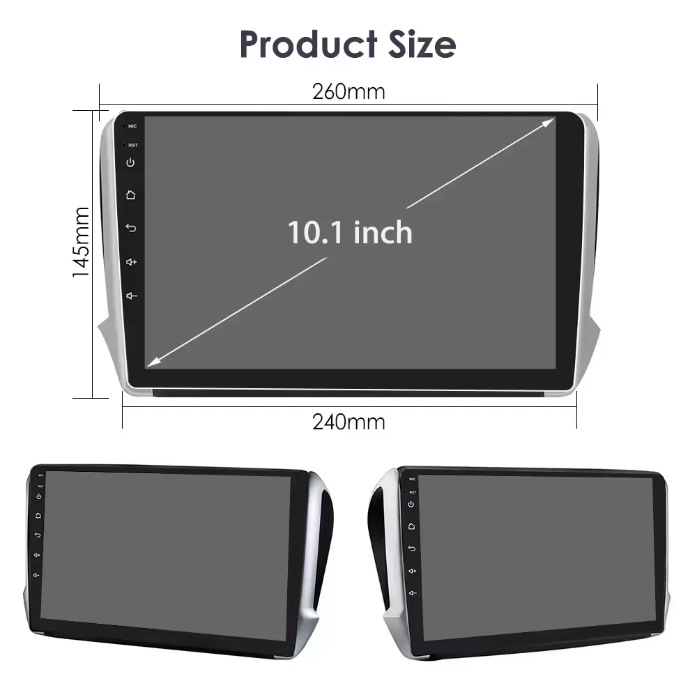 Carplay Android Radio For Peugeot 2008 208 Series 2012-2018 Multimedia Video Player Navigation Head Unit Stereo No 2din DVD