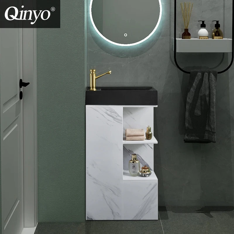 

Скандинавский умывальник колонного типа, умывальник для небольшой квартиры, умывальник для ванной комнаты, ультра узкий напольный умывальник