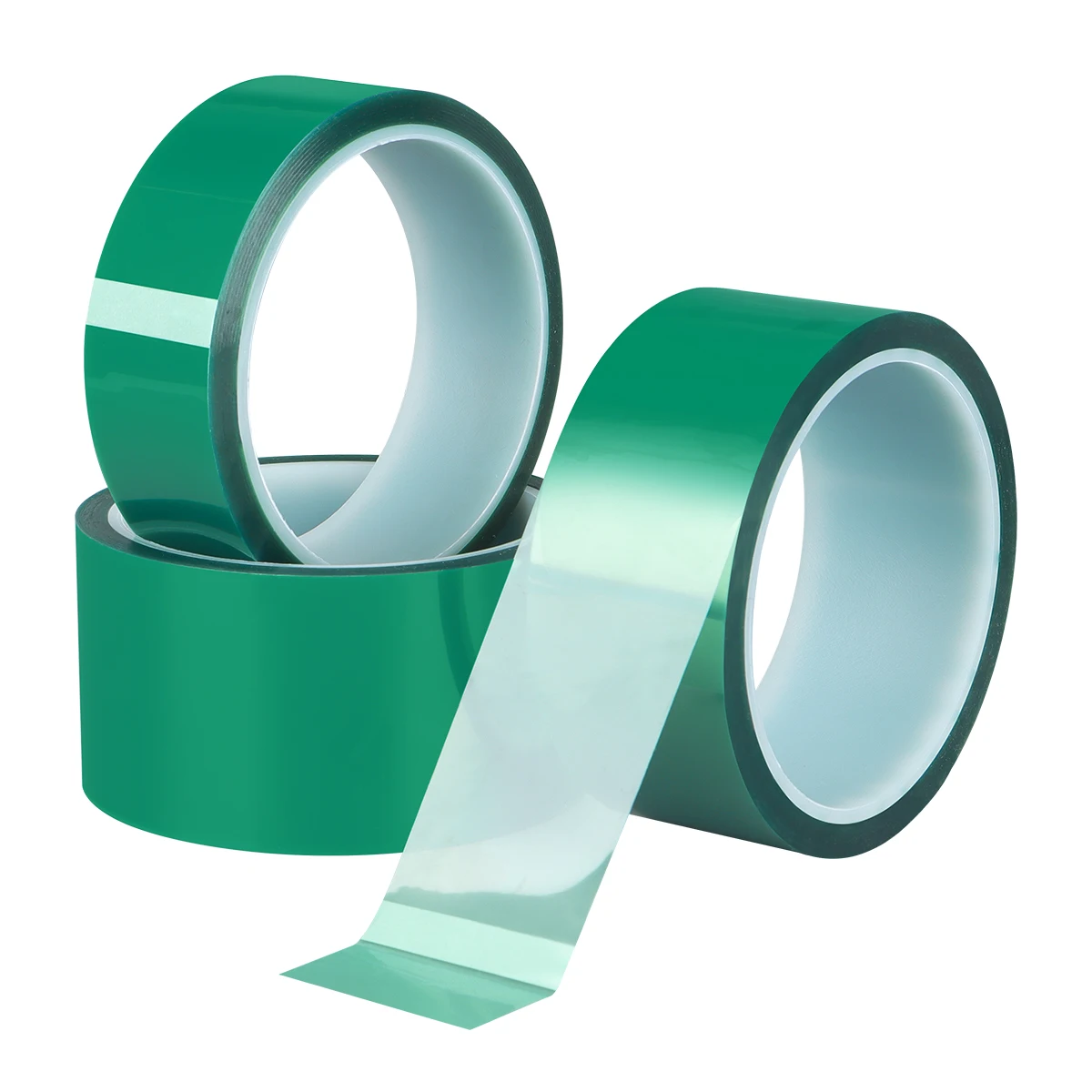 100 Meter Green Heat-Resistant Pet Tape Suitable For Electrical Insulation Surface Protection Packaging Materials Tape