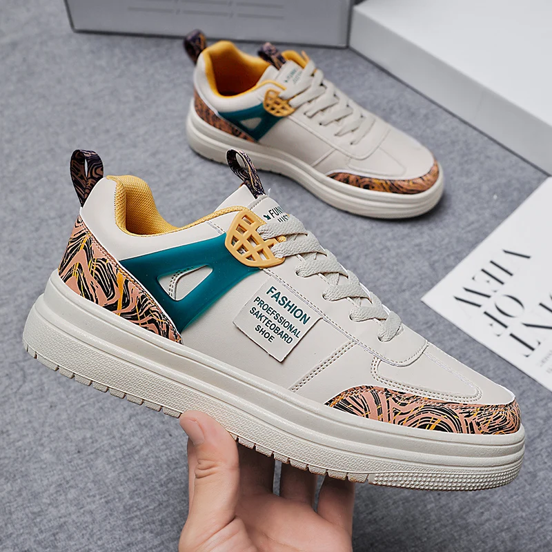Men Casual Sneakers Comfortable Platform Men's Sports Shoes Classic Brand Designer Shoes for Men Street Style Skateboard Shoes