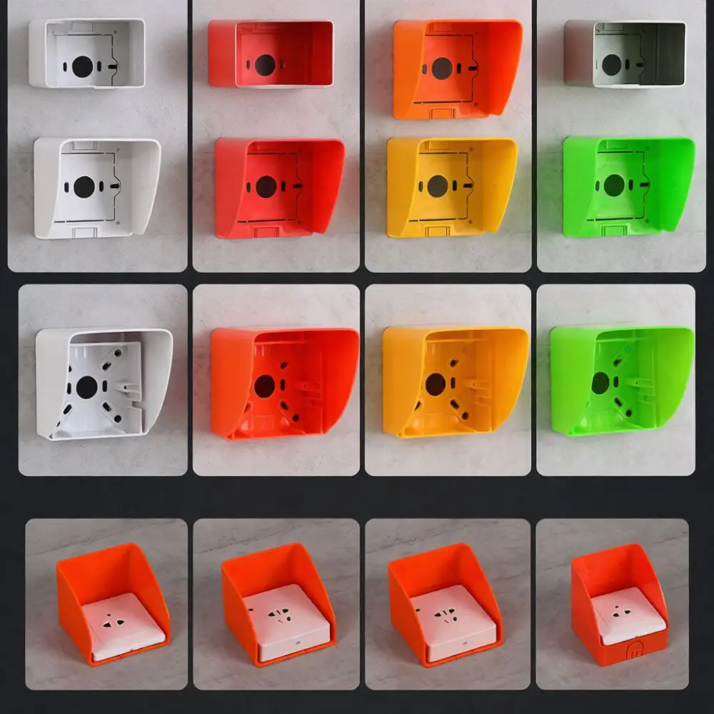 Safety Protective Housing For 86 Type Socket Outdoor Weatherproof Box Electric Charger Power Supply Shield