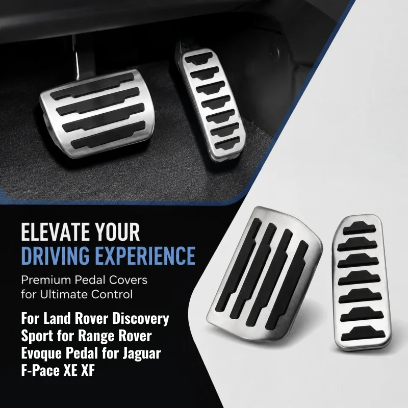 Auto Car Pedal Cover Car Pedals for Land Rover Discovery Sport for Range Rover Evoque Pedal for Jaguar F-Pace XE XF