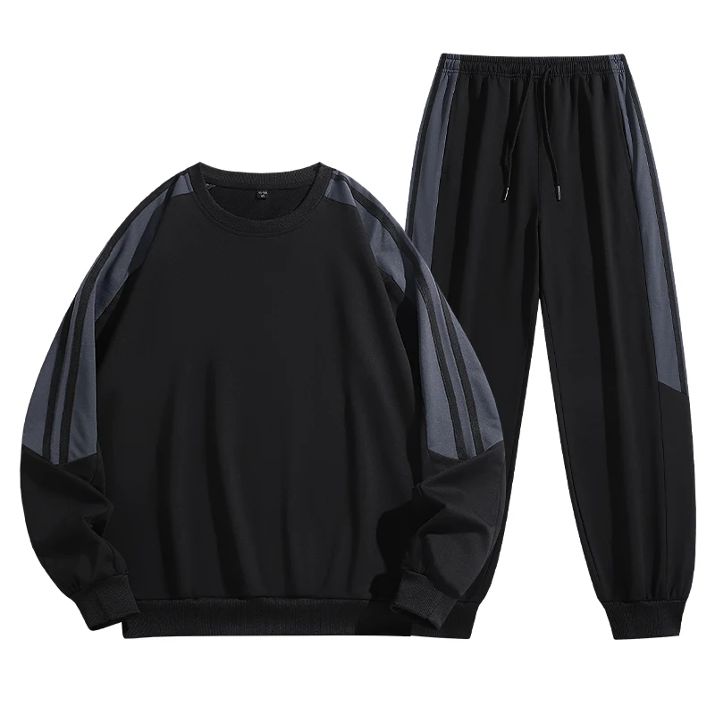 Men's Tracksuit Spring/autumn Man Two-piece Set Sweat Suit Overalls Korean Style Leisure Suit Plus Size Hoodies+Harem Pants