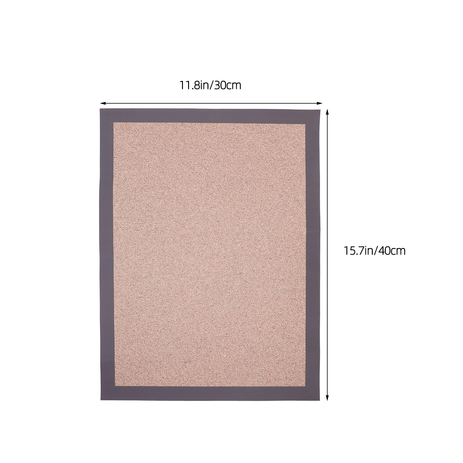 1 Set Soft Cork Notice Rectangle Bulletin For Home Office Wall Mounted Message Small Photo Display Self-Adhesive Announcement