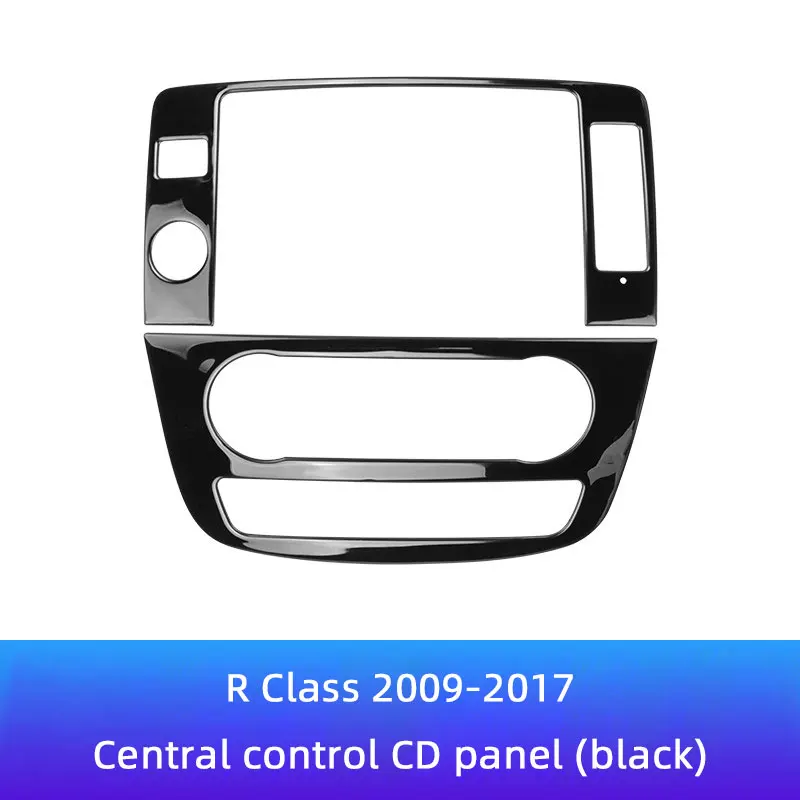 

For Mercedes Benz R Class W251 MPV 2009 2010-2014 2015 2016 2017 Car Center Console CD Panel Storage Box Cover Air Outlet Frame