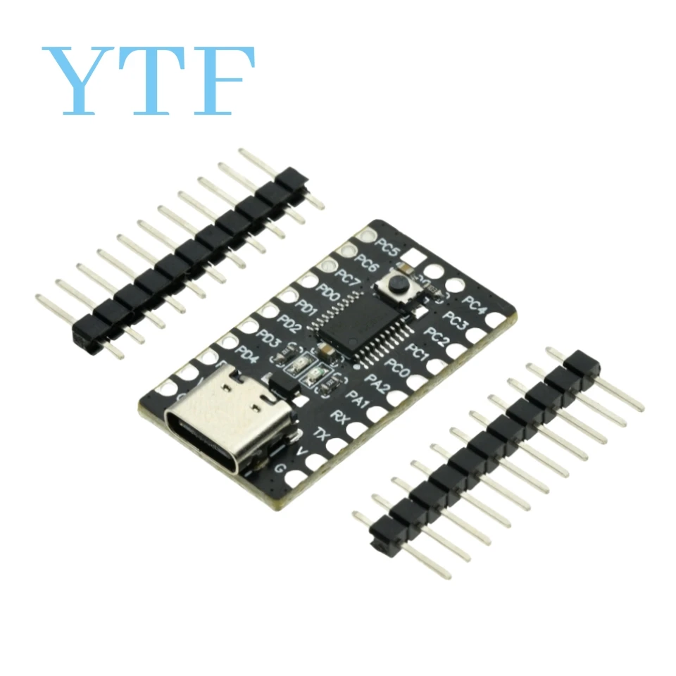 CH32V003F4P6 placa de desenvolvimento placa de núcleo CH32V003 módulo microcontrolador RISC-V interface de TYPE-C do processador