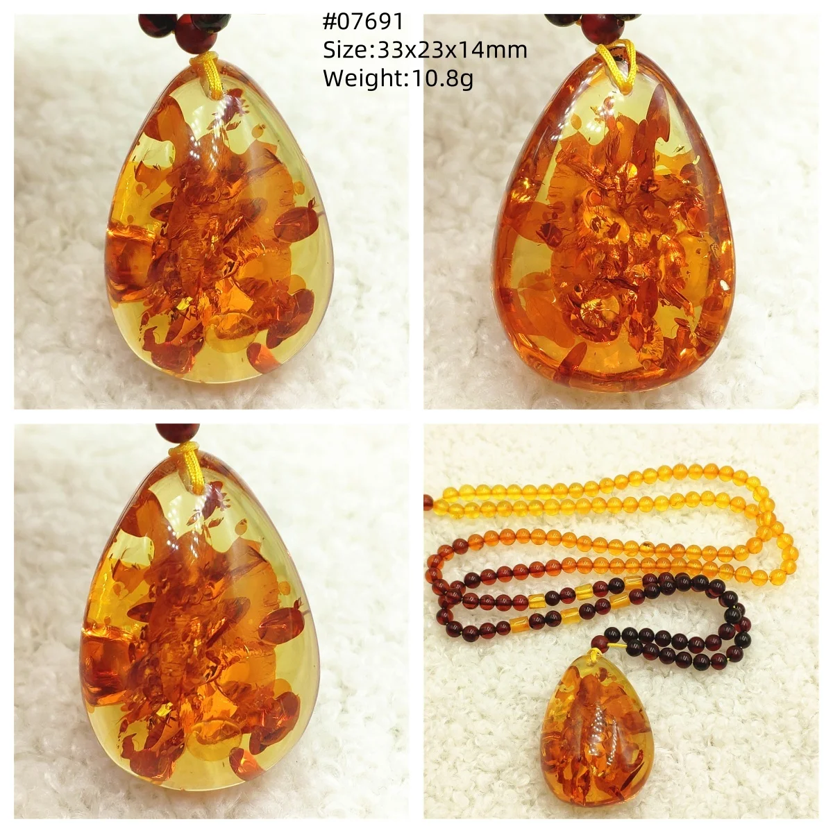 

Натуральное Желтое Каменное Серебряное Ожерелье с Подвеской из Янтаря в Форме Капли, Желтый Янтарь для Женщин и Мужчин, Редкое Целебное Ювелирное Украшение из Драгоценных Камней AAAAAA