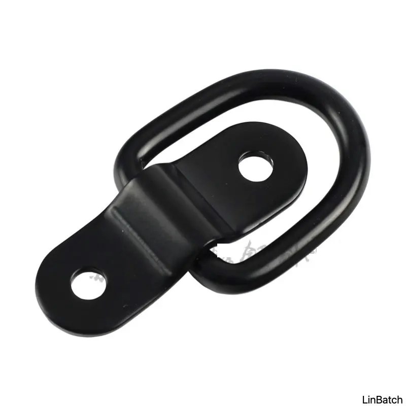 4PCS BLACK 304 Stainless Steel 4X30 5X30 6X28MM D-Rings Pull Tie Down Anchor D Ring for Car Camp Truck Boat Lashing