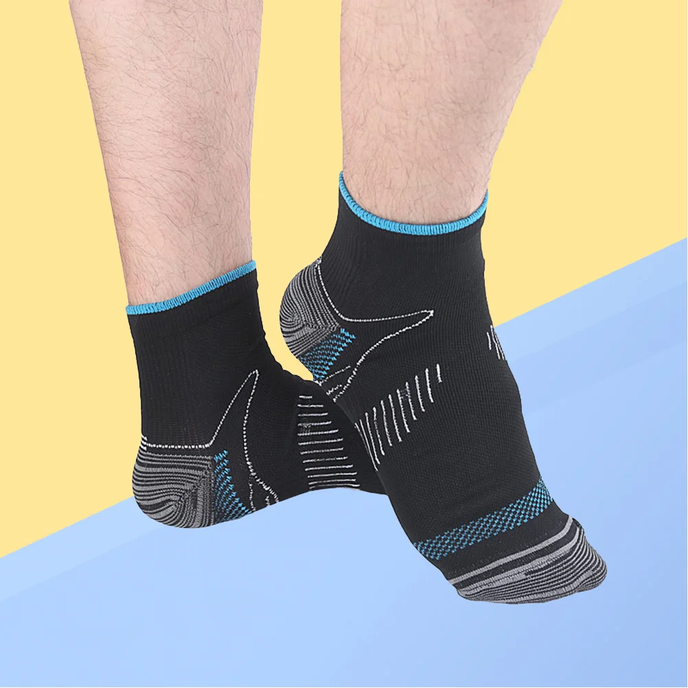 

1Pair Men Flight Socks Compression Athletic Anti-Varicose Breathable Sports Socks Size L Support Durable Elastic