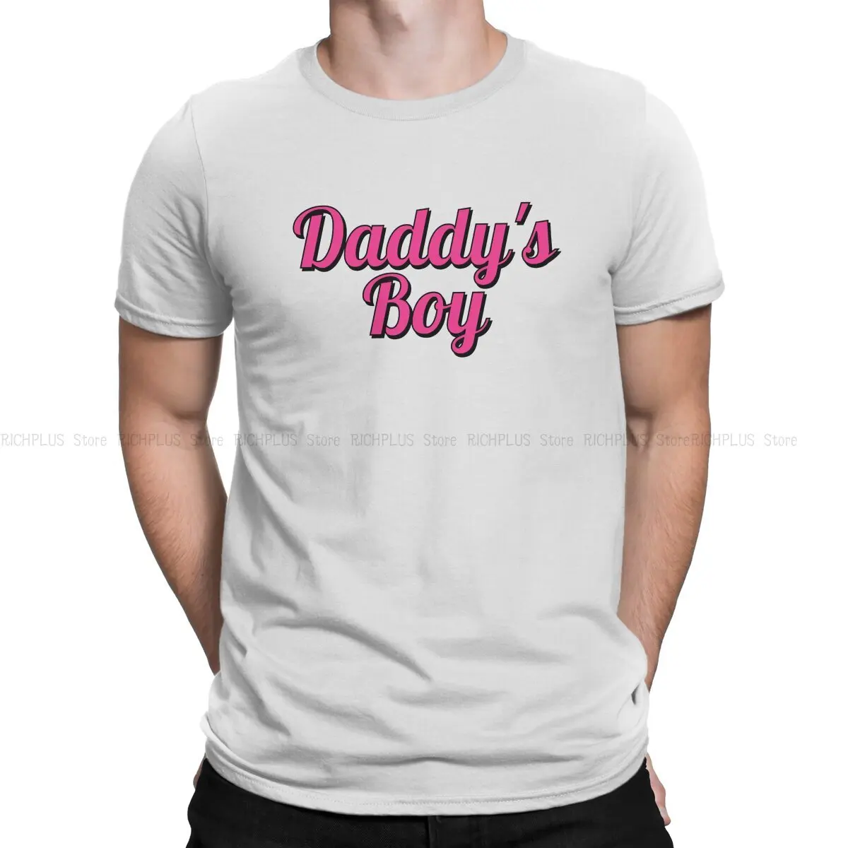 Daddy's Boy TShirt For Men BDSM Clothing Fashion Polyester T Shirt Soft