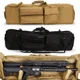 Mochila táctica multicam para pistolas y rifles, estuche de transporte M4 M16 M249 con compartimentos ajustables y alta capacidad