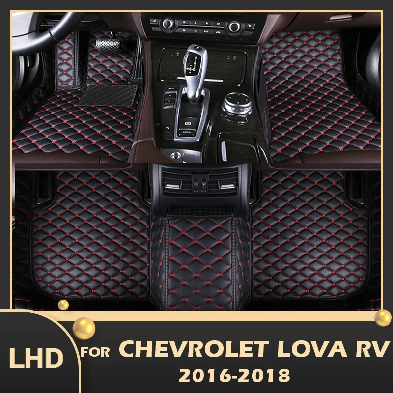 

Автомобильные напольные коврики для Chevrolet Lova RV 2016 2017 2018, оригинальные автомобильные накладки на ножки, аксессуары для интерьера