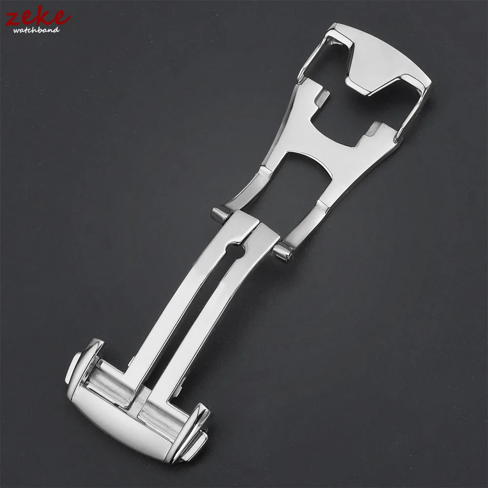 الفولاذ المقاوم للصدأ نشر المشبك للطي مشبك ساعة حزام فراشة زر ل سيماستر Speedmaster 16 مللي متر 18 مللي متر 20 مللي متر لأوميغا