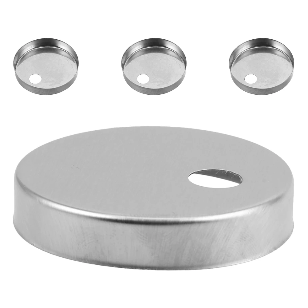 4 قطعة الفولاذ المقاوم للصدأ المرحاض الترباس يغطي قبعات المسمار الزخرفية مقعد المرحاض تحديد الترباس عدة الربط قطع غيار الحمام