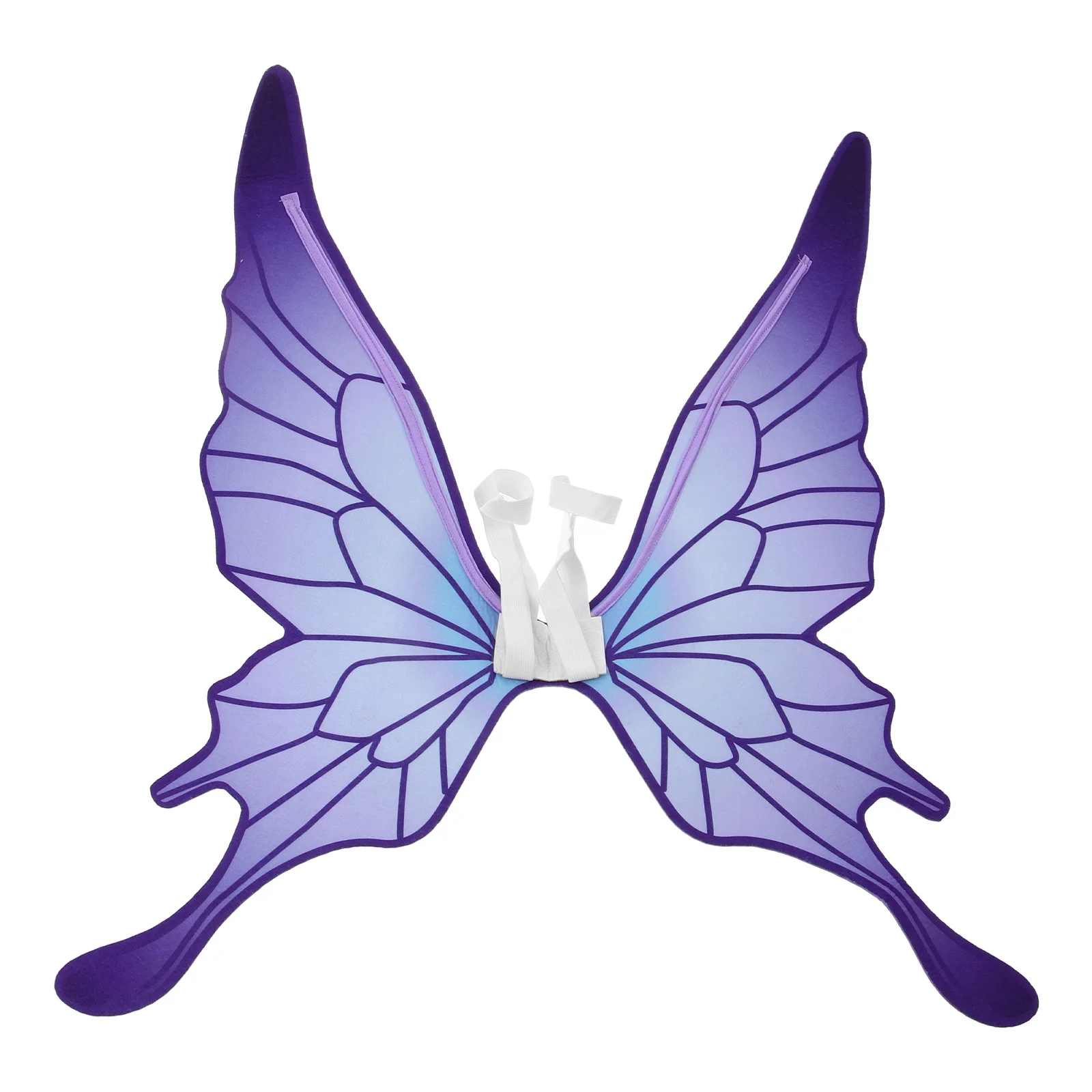 Asa de fada para meninas mulheres borboletas asa adereços traje acessório leve festa masquerade rave evento