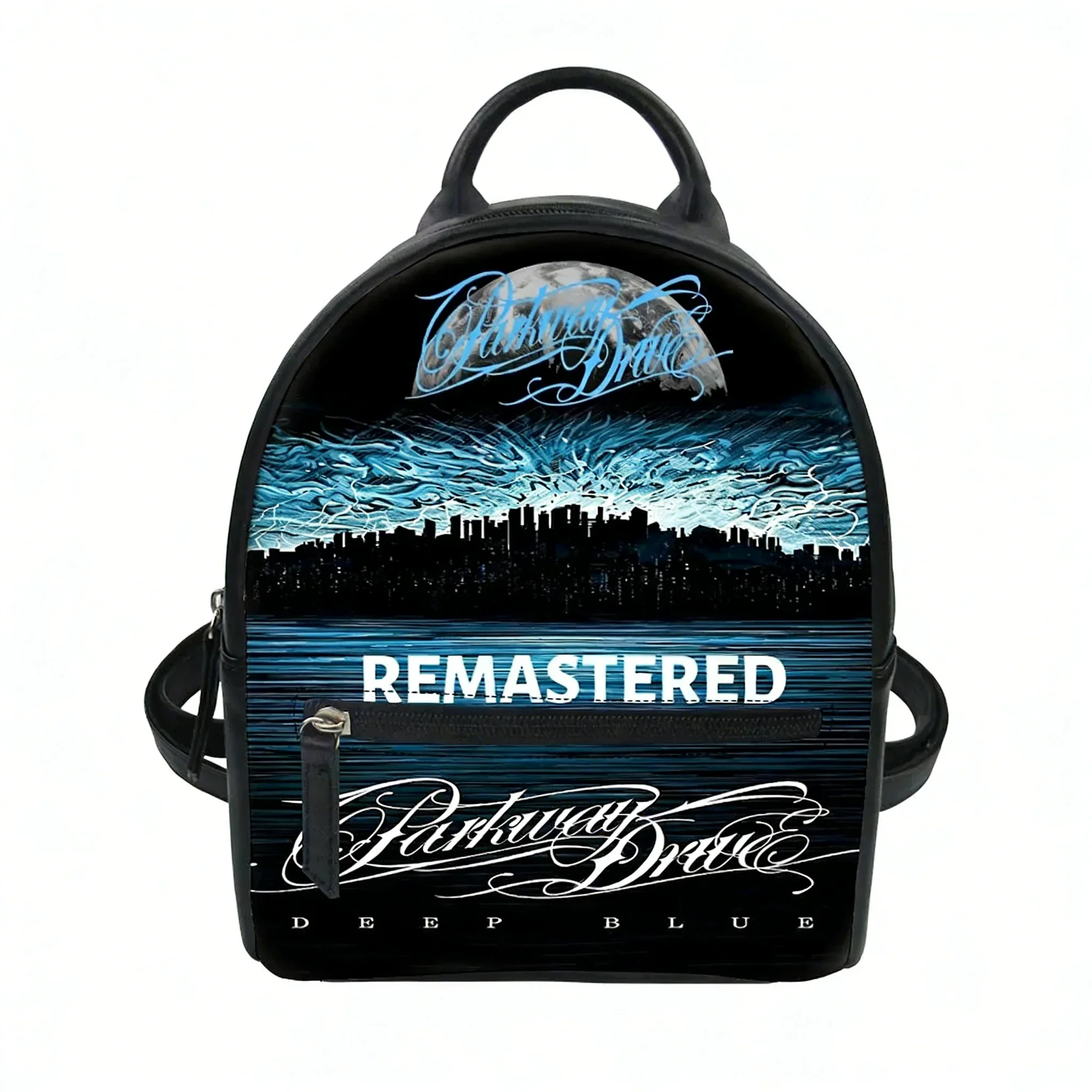 

Parkway Drive Metal Band Custom Backpack Purse Womens Mens Carter Schoolbags Double Shoulder Bag Mini Daypack Leather Travel Bag