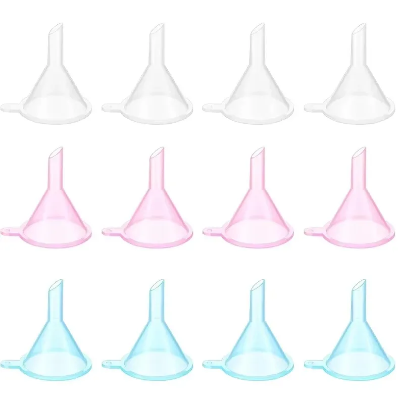 

50 шт. мини-воронка многоразовые косметические контейнеры воронки цветные пластиковые воронки для наполнения бутылок косметические жидкости наполнитель масла