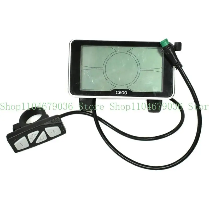 

652F 4Inch Screen with Waterproof Connector 24V 36V 48V LCD Display Panel 5S Electric Scooter Display Replacement