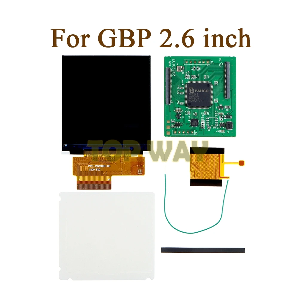 

1set Modification Kit Replacement Accessories For Nintend GBP 2.6 inch Screen LCD 5 Segments Adjustable Brightness Screen