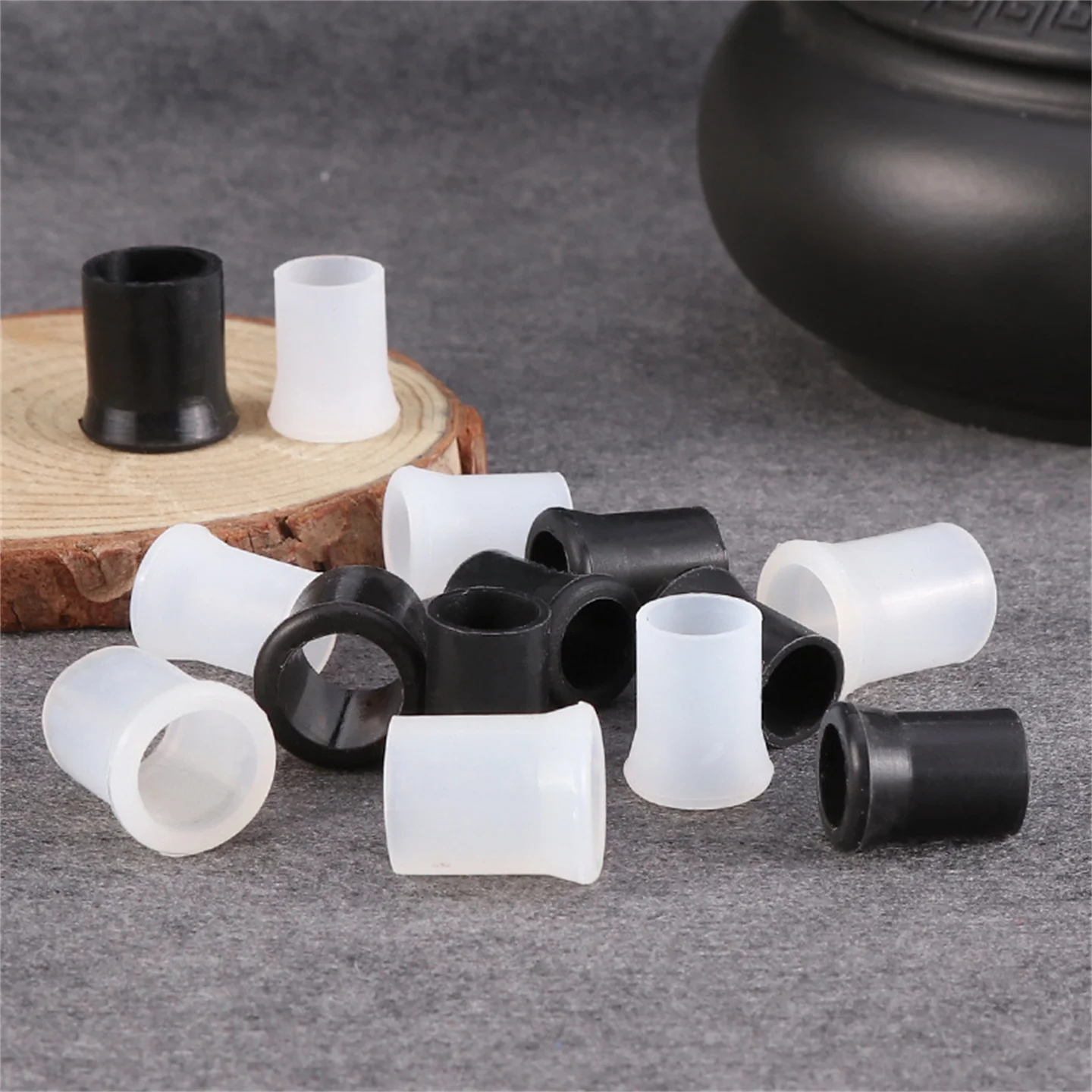 10Pcs/Pack Food Grade Silicone Pipe Mouthpiece 16mm And 13mm Smoking Pipe Handle Protective Sleeve Tobacco Pipe Accessories