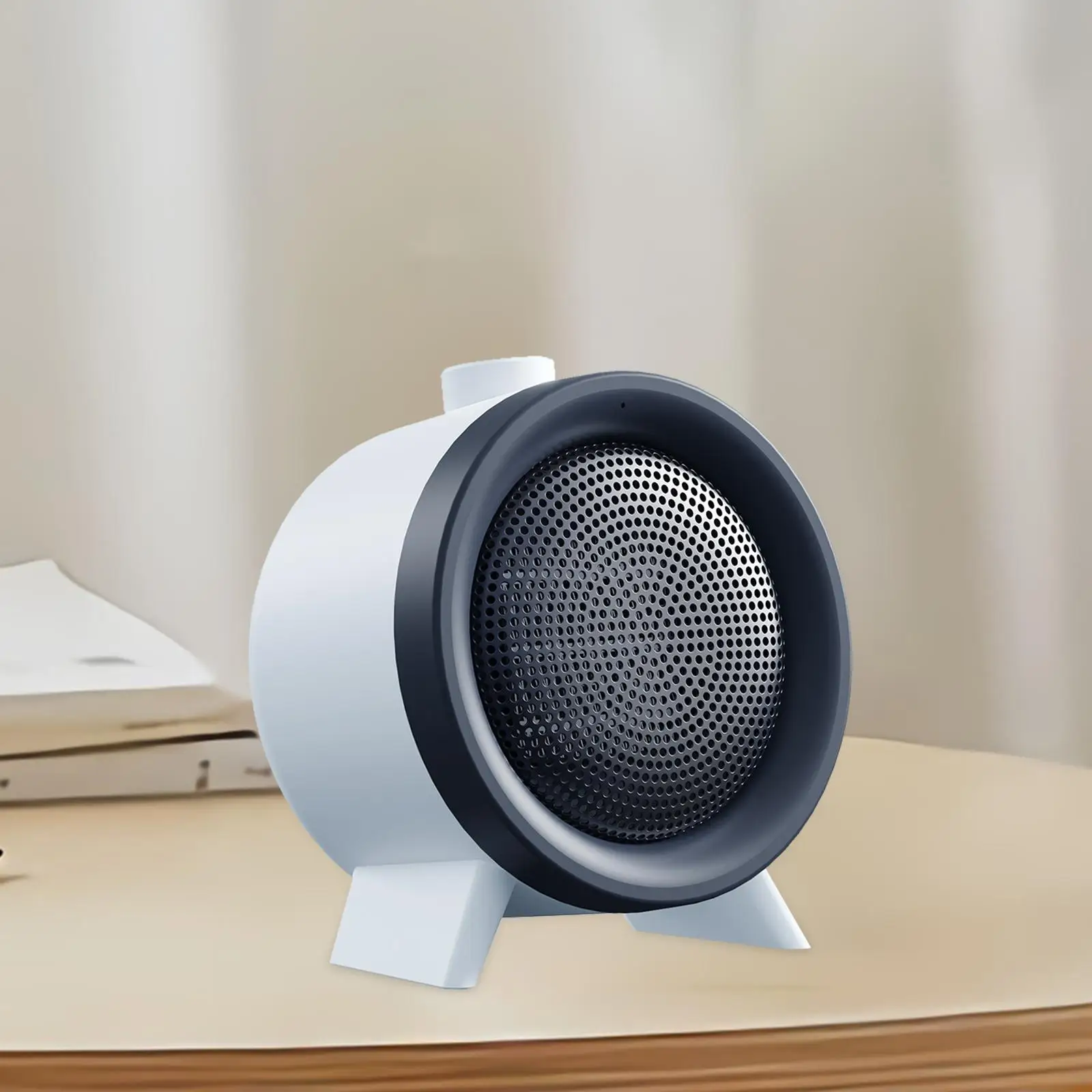 Desktop Electric Space Heater Multifunctional 3 Speeds Adjustment Durable Fast Heating for Office Indoor Household Study Bedroom