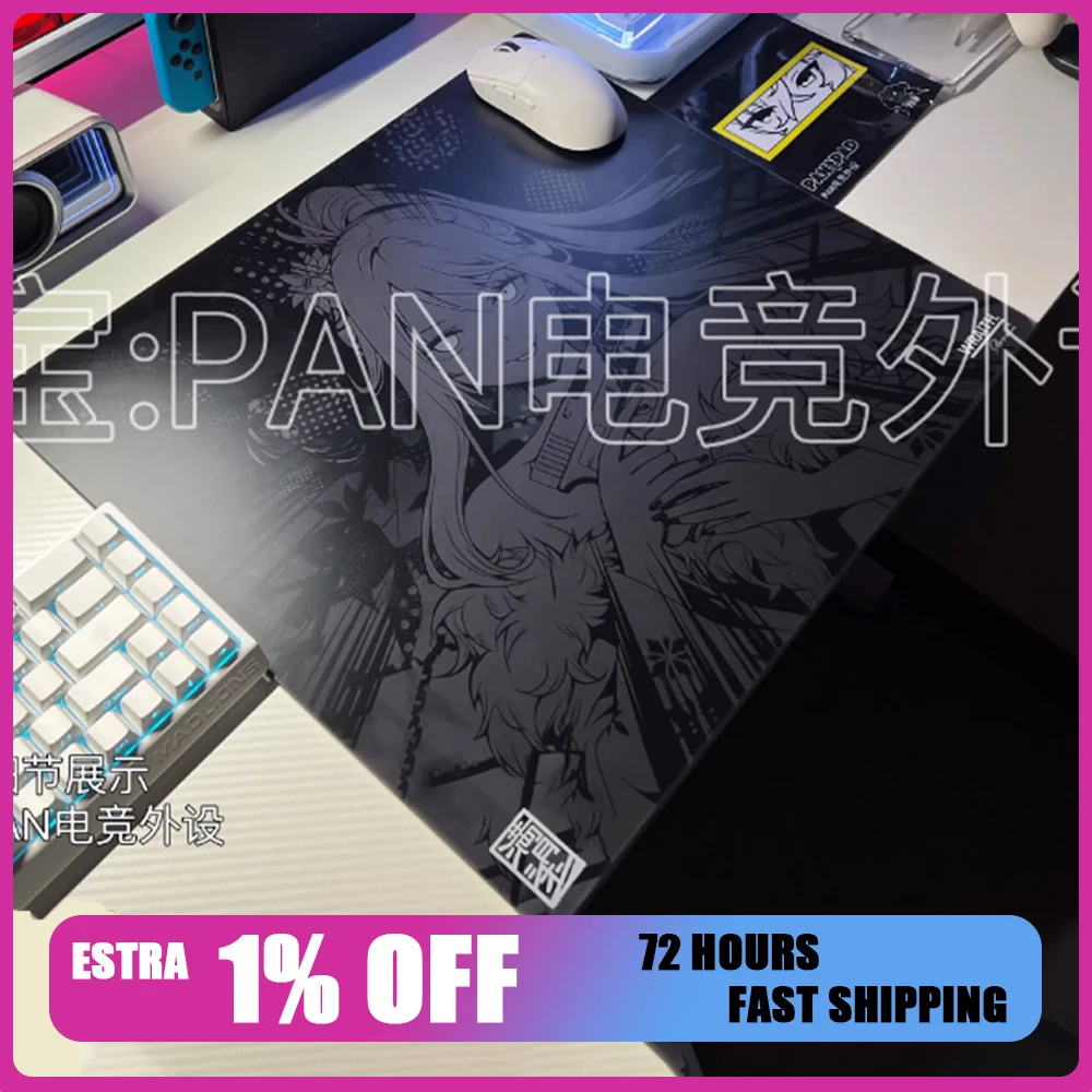 

Коврик для мыши PAN Esports Wraith Cosmic V2 Evil Duplicate Same Glass, гладкий, скоростной, с покрытием-праймером, для CSGO, аксессуары для ПК