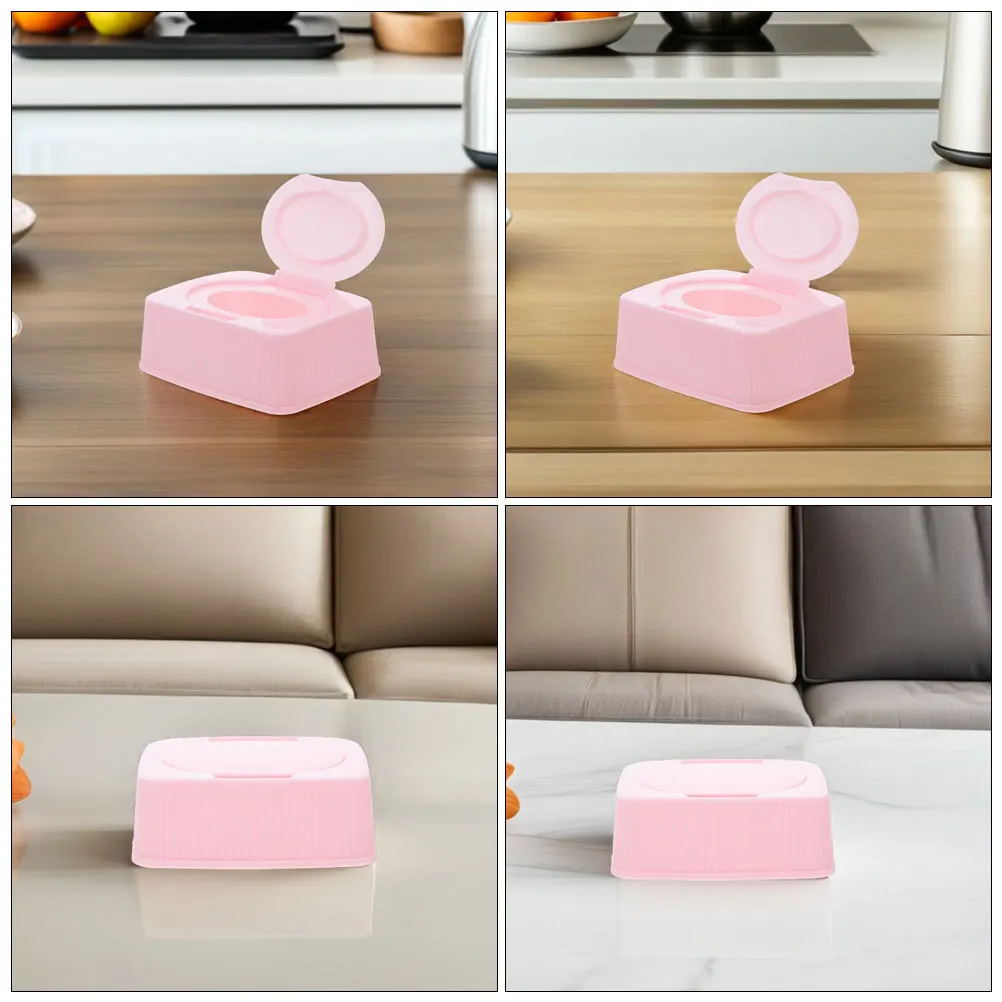 5 قطعة الأطفال مناديل مبللة صندوق تخزين الغبار مناديل الوجه الحاويات المحمولة حامل السفر لحقيبة الحفاضات إعادة الملء الرطب