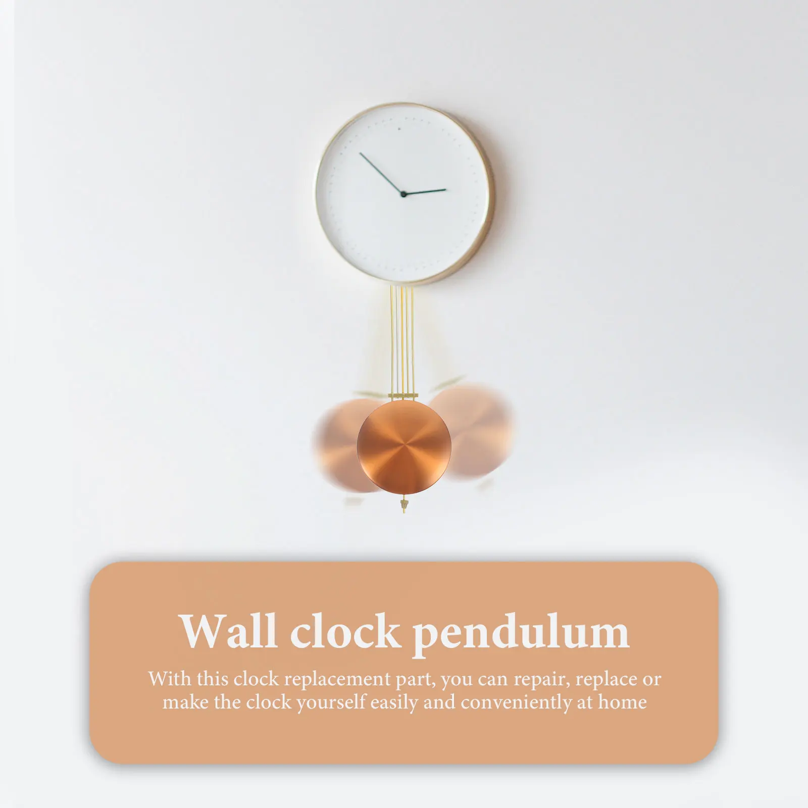 

Metal Pendulum 30cm Wall Clock Replacement DIY Parts Pendulum Weight Home Decor Hardware Kit Clock Accessories