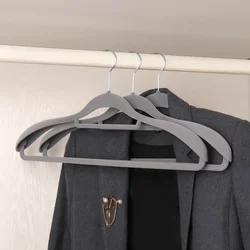 Velvet Non-Slip Suit Hanger,Wide Shoulder No Trace Drying Rack for Clothes,Clothing Store Storage Display Racks for Adults,1Pc