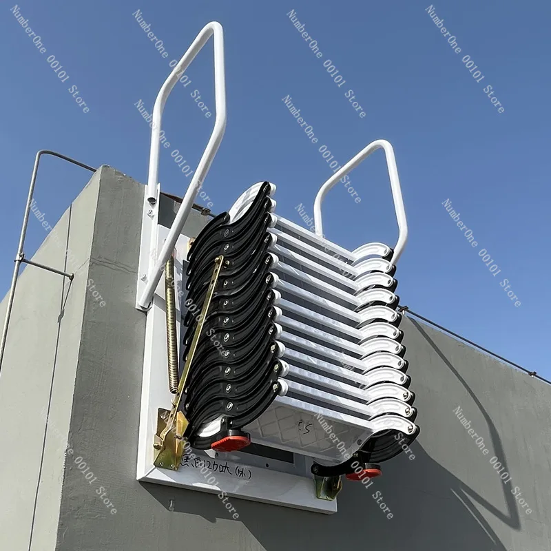 

Бытовая лестница подъемная чердачная телескопическая деревянная лестница складная и растягивающаяся настенная