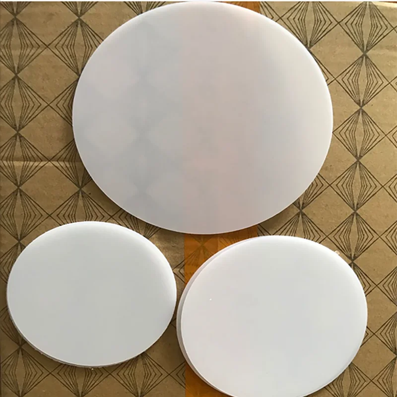 Ceiling light white disc acrylic plate12/15/18/20cm