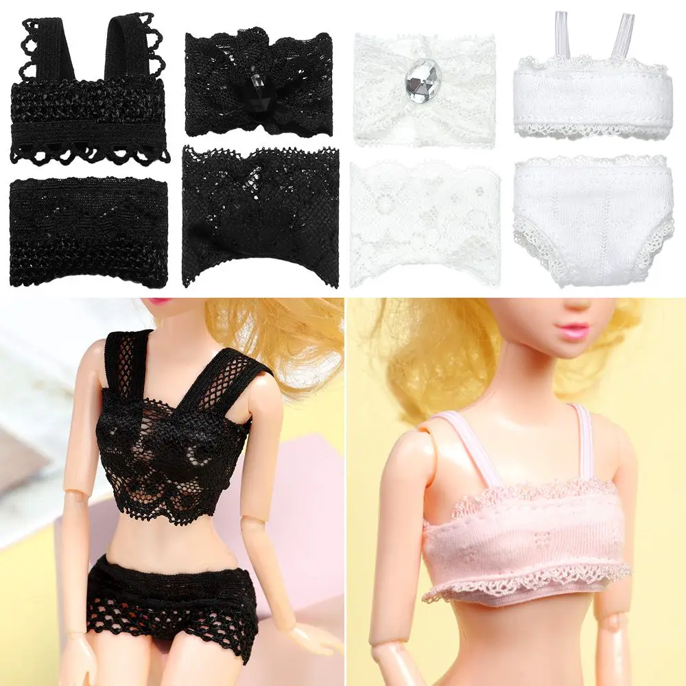 DIY Lingerie Collocation Clothing Set Accessories Doll Underwear Lace Homewear Bra Dress Pajamas