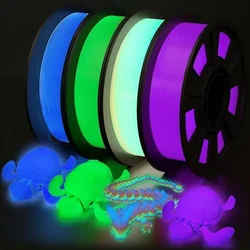 3D Filament PLA Glow In The Dark 250g 1kg 1.75mm Glowing Filament PLA 3D Filament Rainbow Color Changing Filament Flexible TPU