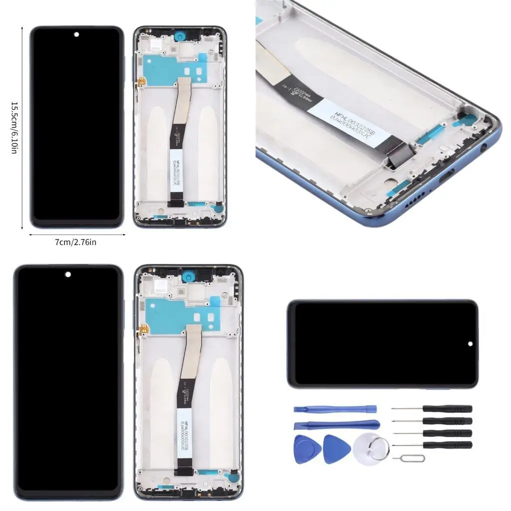 

R53C Игровые оптимизированные сенсорные экраны Digitizer ЖК -дисплей Установите быстрое 6 мс.