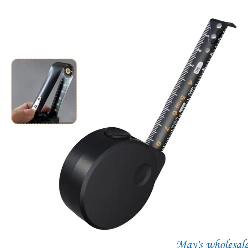 Versatile 3/5M Carbon Steel Tape Measure Easy to Use for homes Improvement Jobs 448A