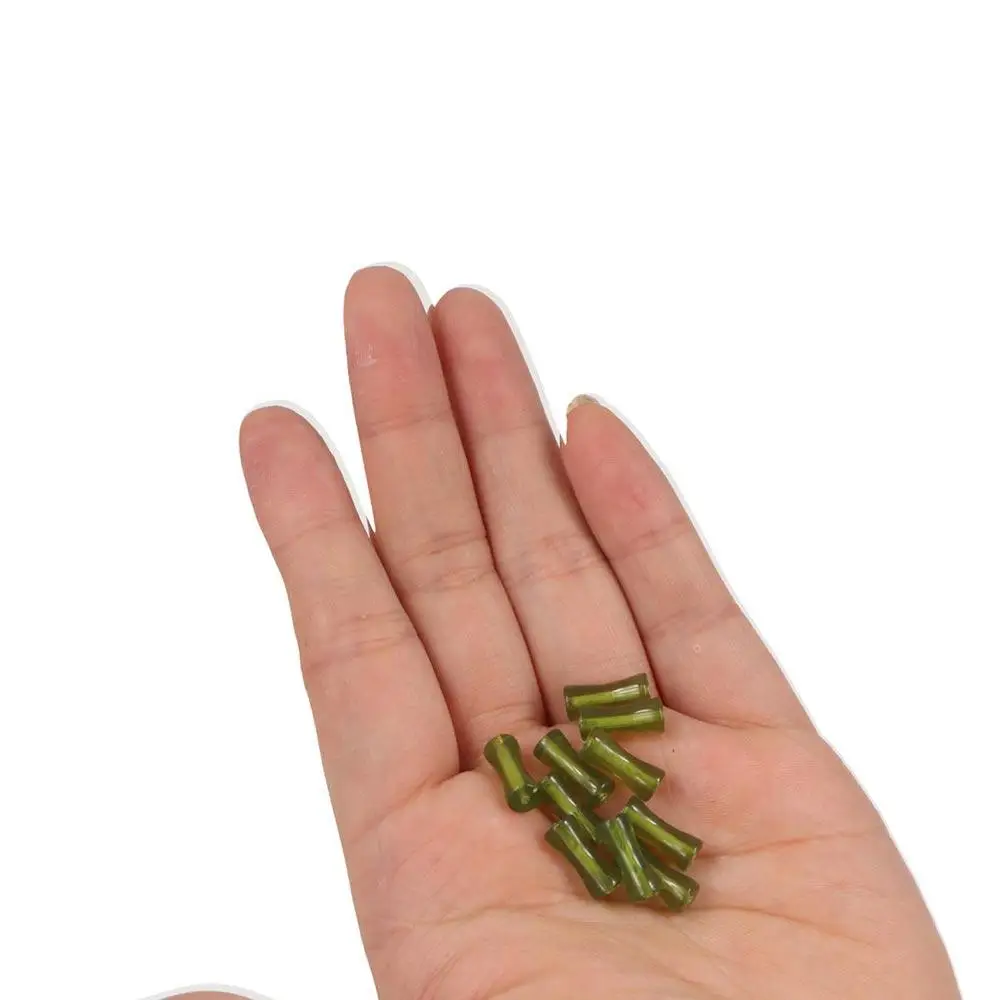 10 قطعة/الحقيبة فضفاض الخرز الخيزران شكل الخرز صنع المجوهرات سوار صنع عدة Lampwork الخرز Crafts بها بنفسك الحرف اليدوية الاكريليك الخرز #6